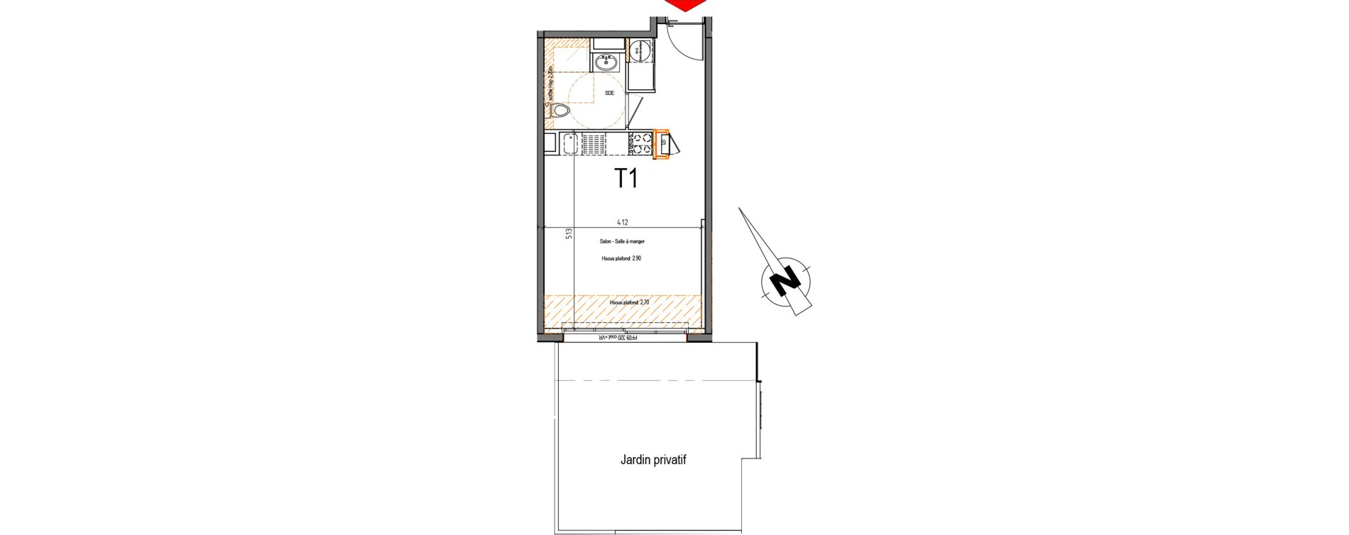 Appartement T1 de 30,79 m2 &agrave; Biscarrosse Biscarrosse plage