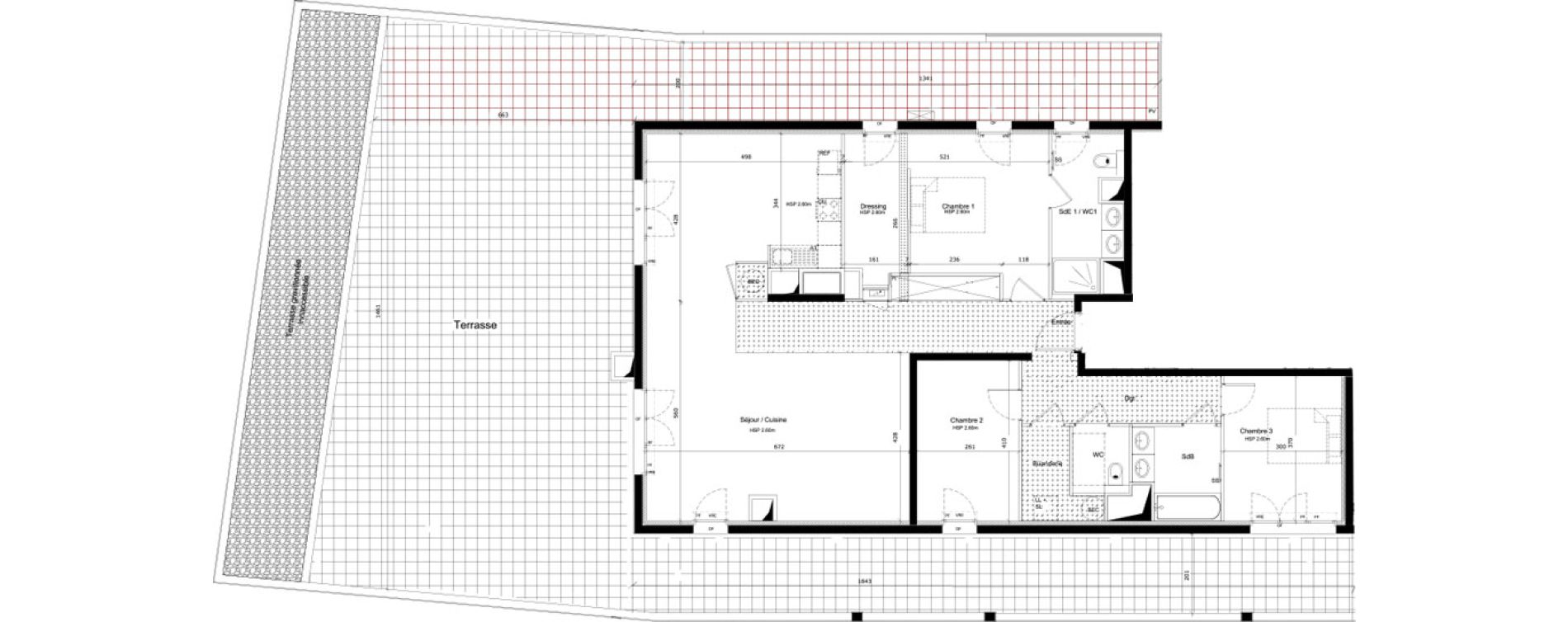 Appartement T4 de 129,20 m2 &agrave; Biscarrosse Bourg