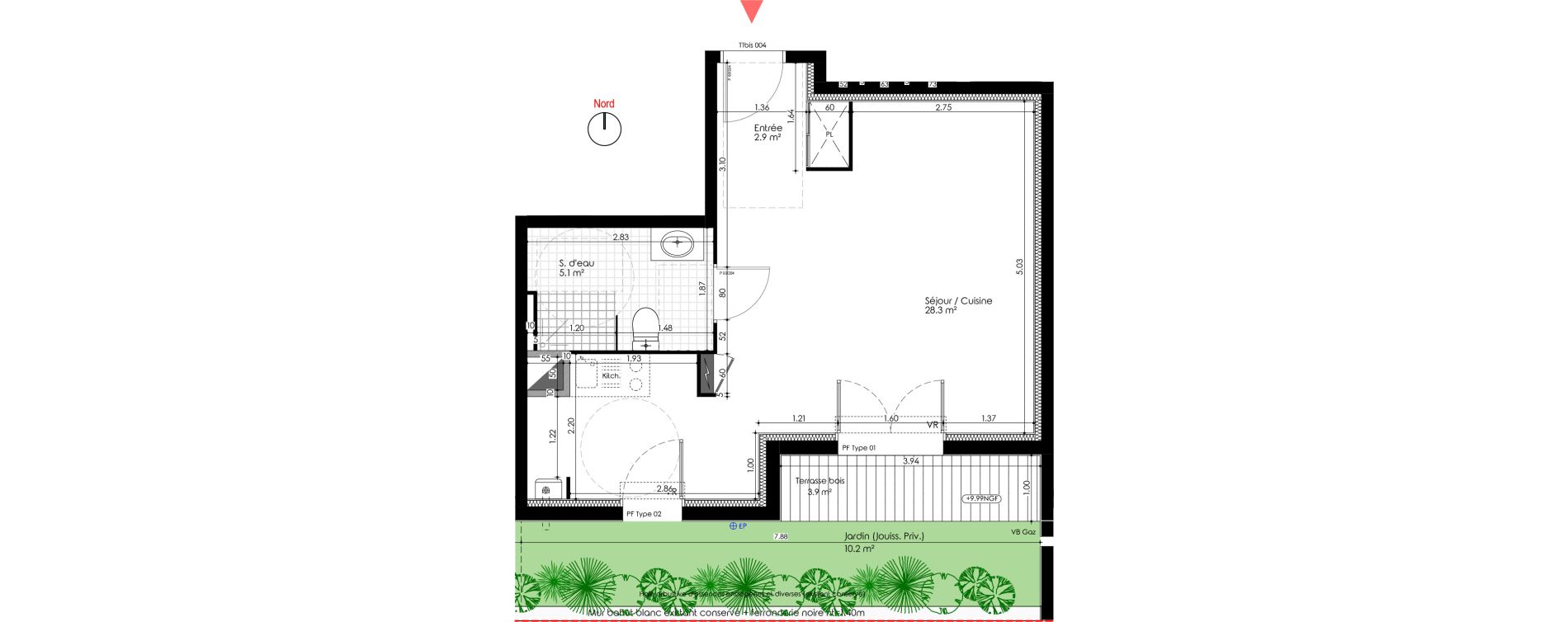 Appartement T1 bis de 36,30 m2 &agrave; Biscarrosse Biscarrosse plage