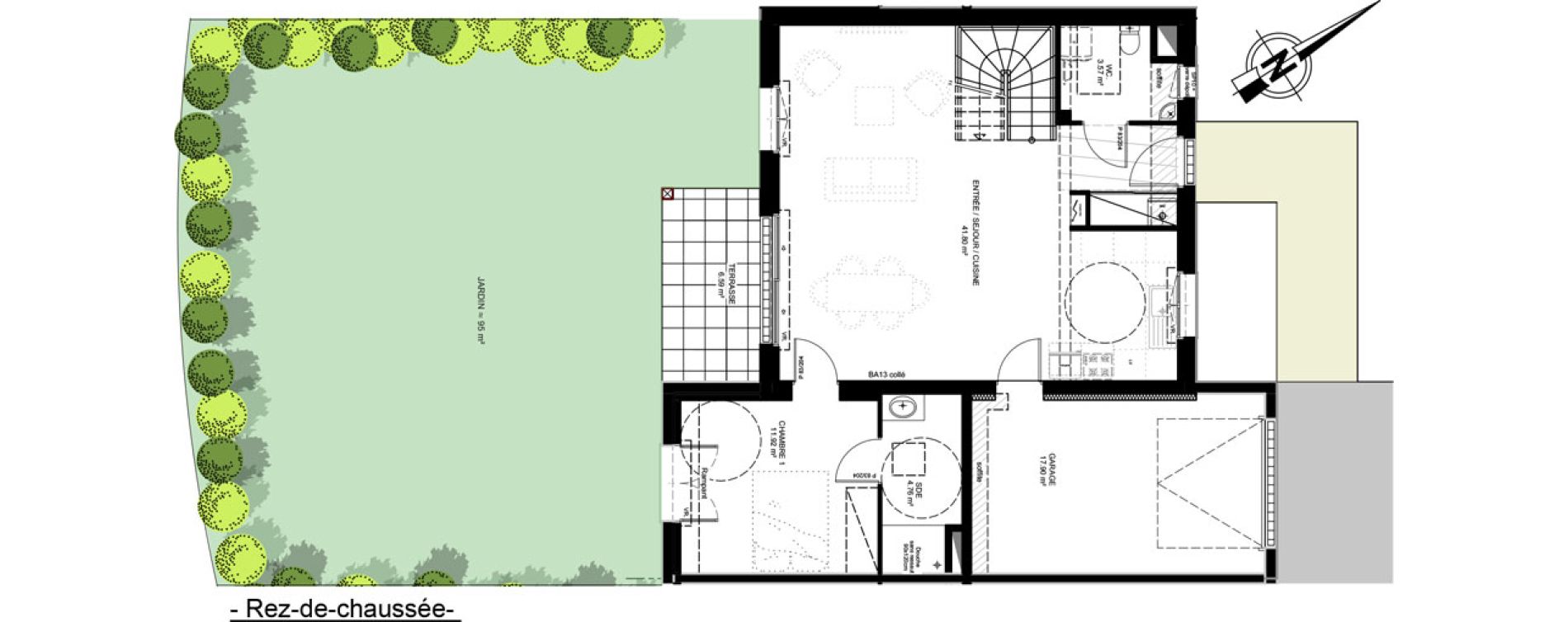 Maison T5 de 104,73 m2 &agrave; Dax Saint-vincent