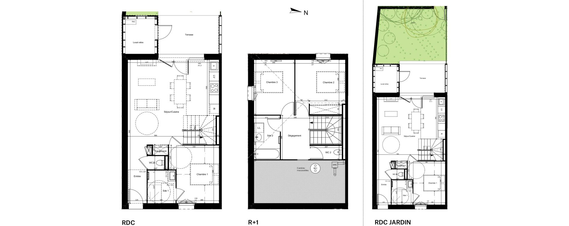 Maison T4 de 85,63 m2 &agrave; Mimizan Centre