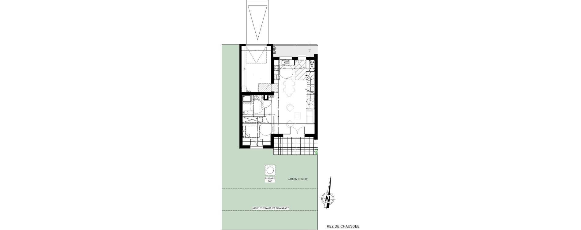 Villa T4 de 87,28 m2 &agrave; Saint-Paul-L&egrave;s-Dax Centre