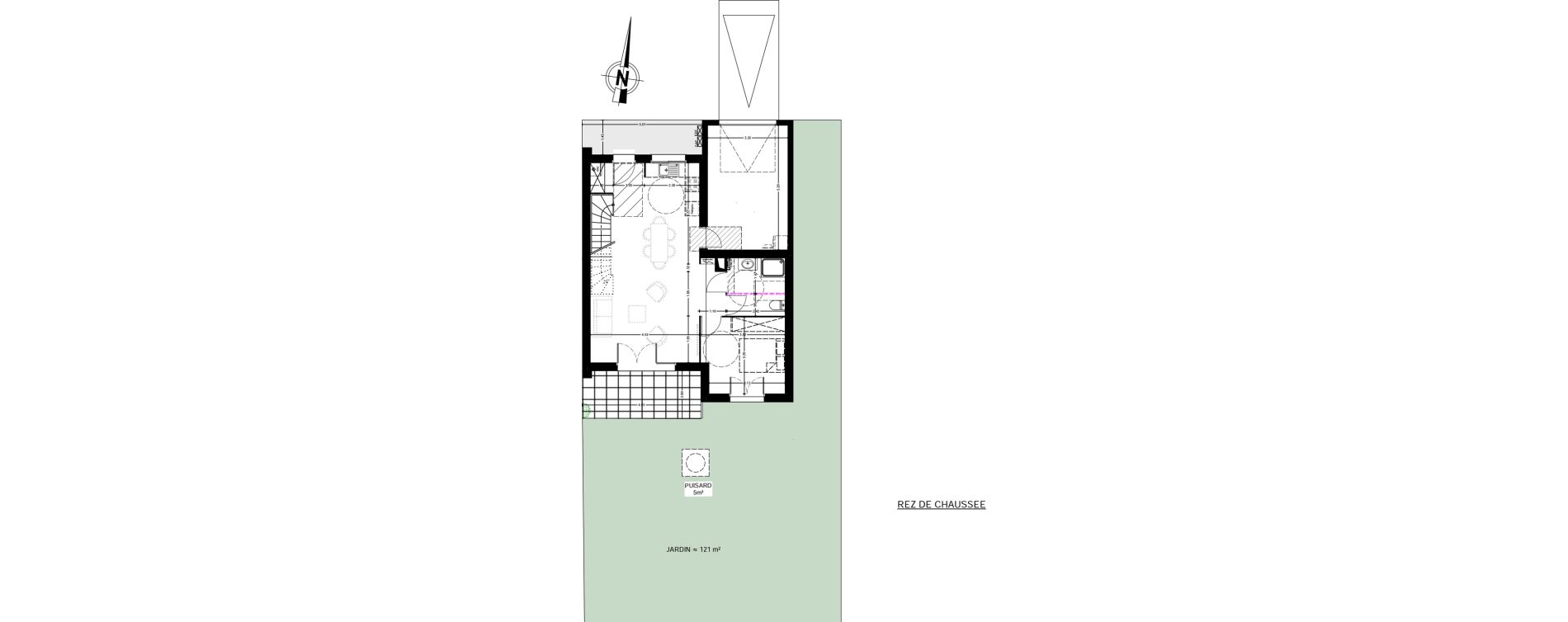 Villa T4 de 87,28 m2 &agrave; Saint-Paul-L&egrave;s-Dax Centre