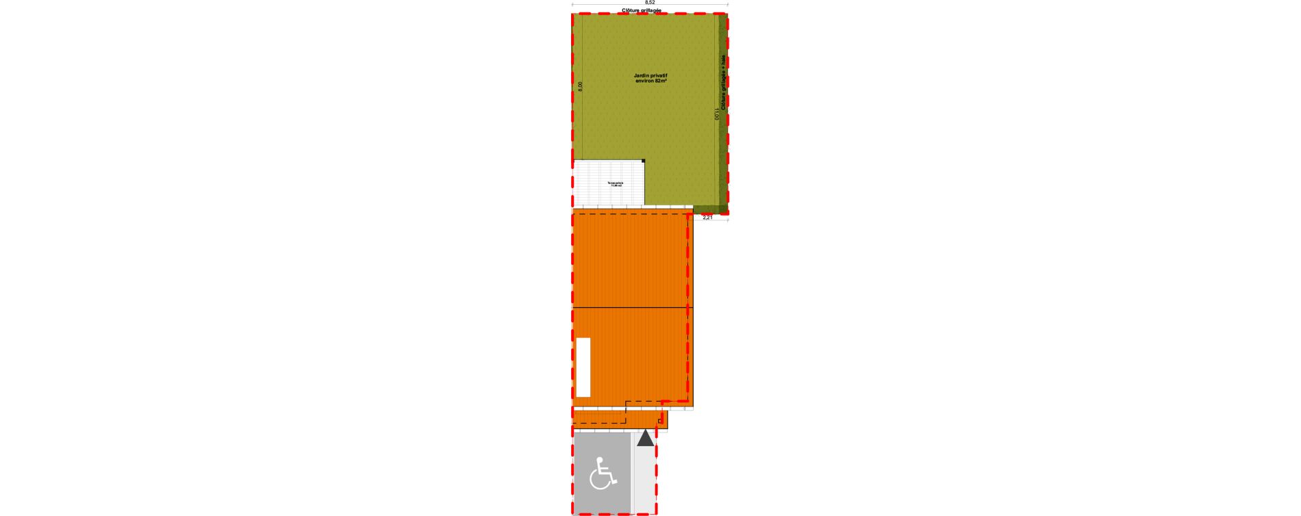 Maison T4 de 94,52 m2 &agrave; Saint-Vincent-De-Tyrosse Canop&eacute;e