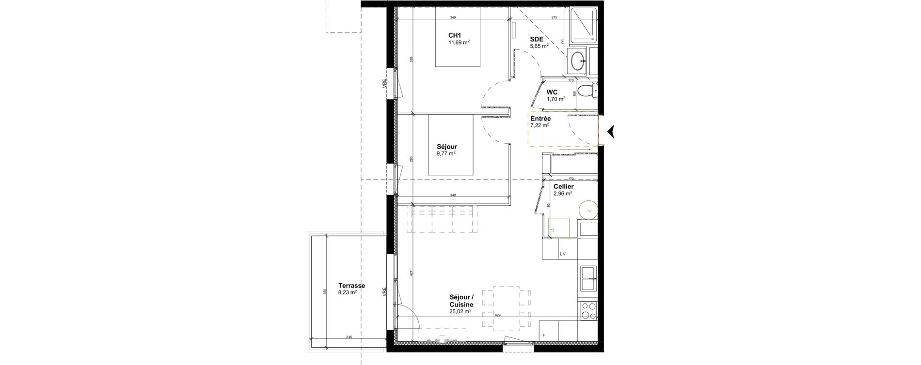 Appartement T3 de 64,01 m2 &agrave; Saubusse La granja