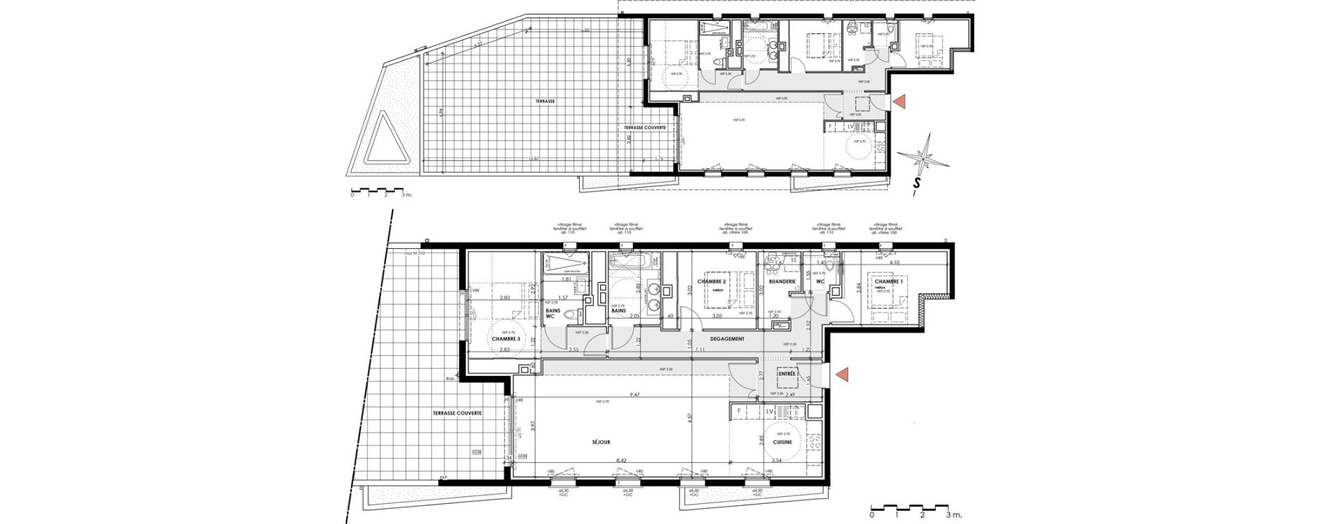 Appartement T4 de 119,61 m2 &agrave; Anglet St-jean