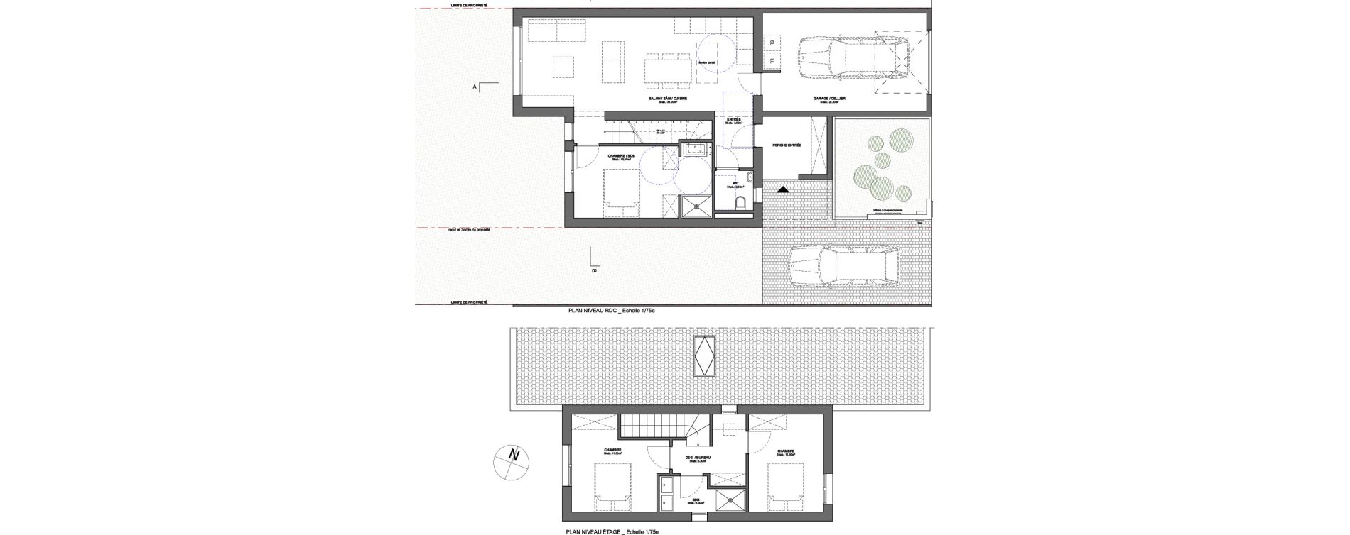 Maison T4 de 86,50 m2 &agrave; Baudreix Centre