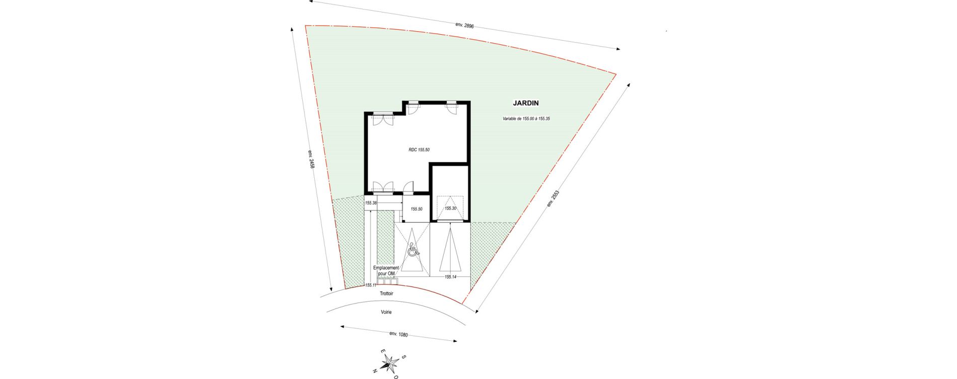 Maison T4 de 91,74 m2 &agrave; Lescar Centre