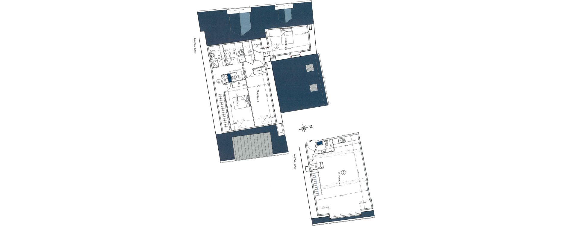 Duplex T4 de 109,00 m2 &agrave; Ch&acirc;tellerault Centre ville