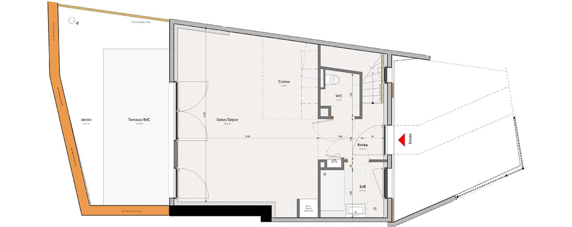 Maison T4 de 83,45 m2 &agrave; Poitiers Poitiers centre ville