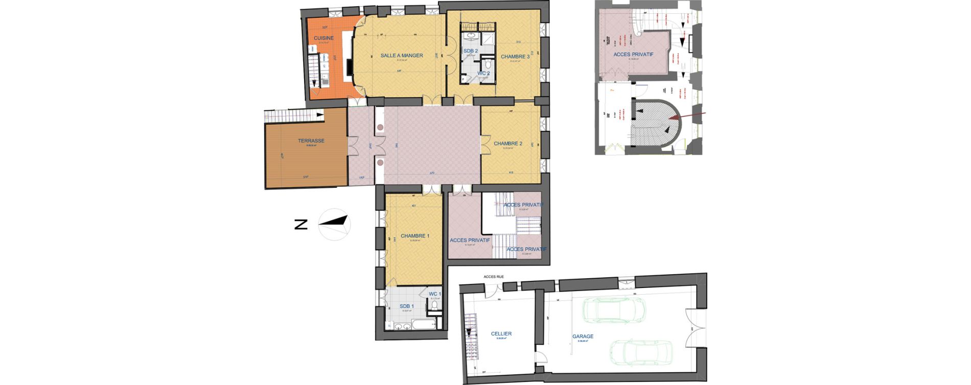Appartement T4 de 249,96 m2 &agrave; Carcassonne Centre ville