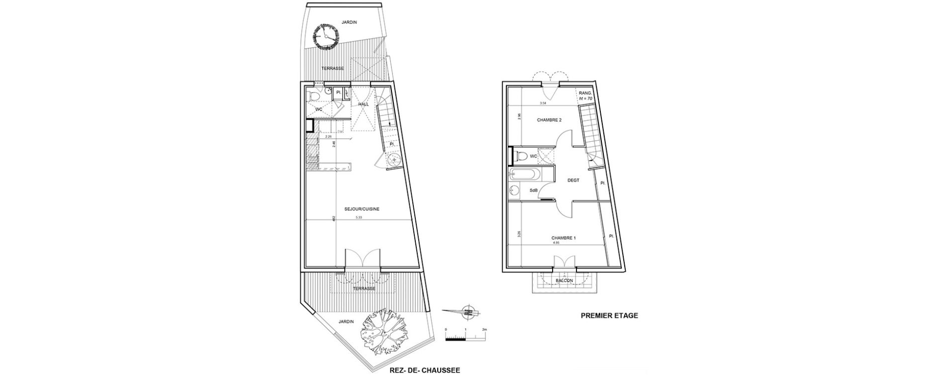 Maison T3 de 80,53 m2 &agrave; Aigues-Mortes Centre