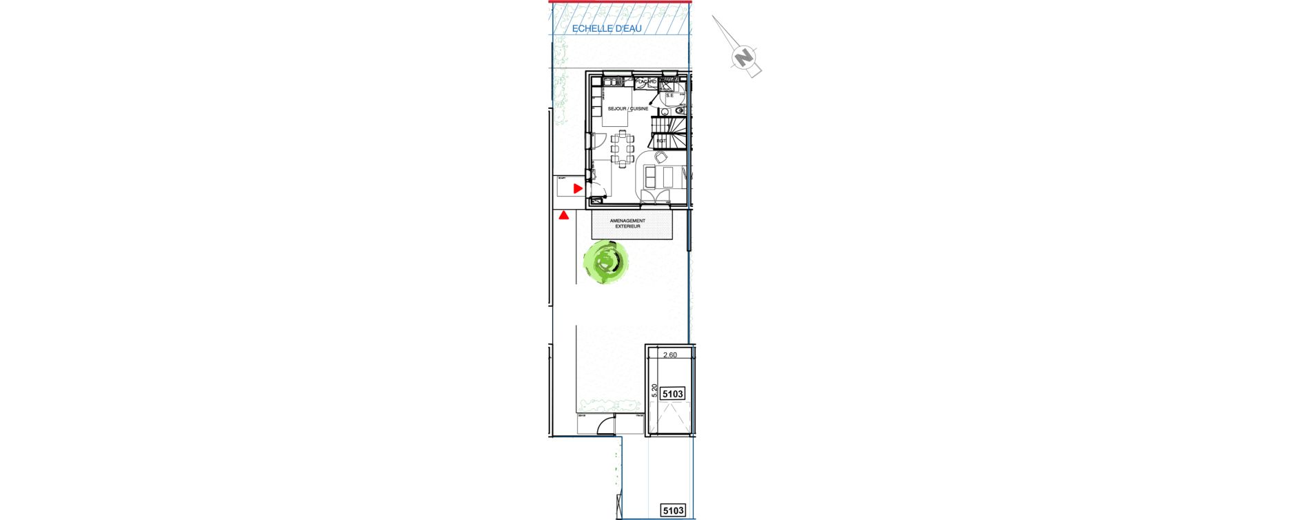 Maison T4 de 79,00 m2 &agrave; Bouillargues Centre