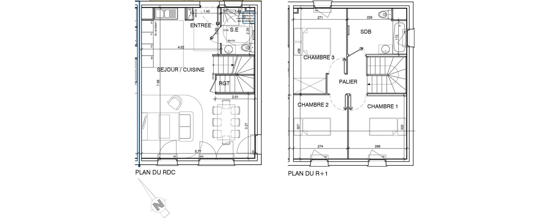 Maison T4 de 79,10 m2 &agrave; Bouillargues Centre