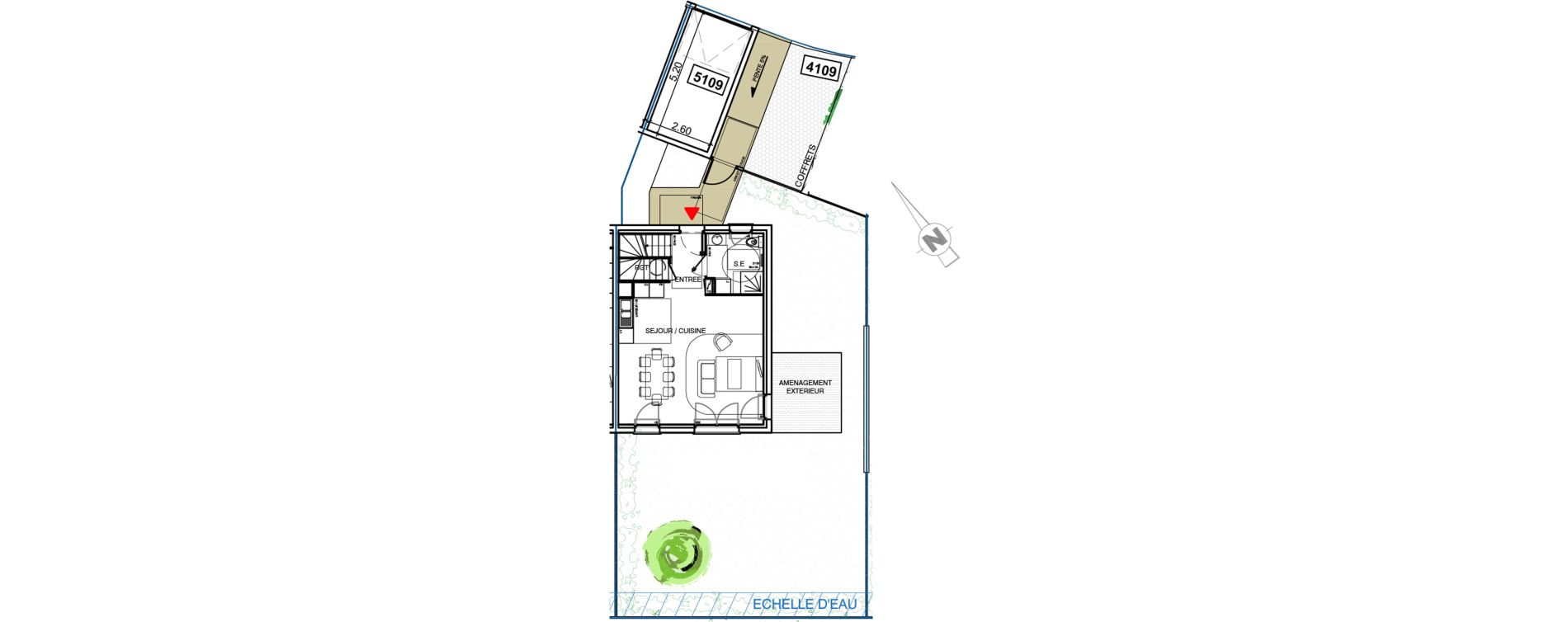 Maison T4 de 80,20 m2 &agrave; Bouillargues Centre
