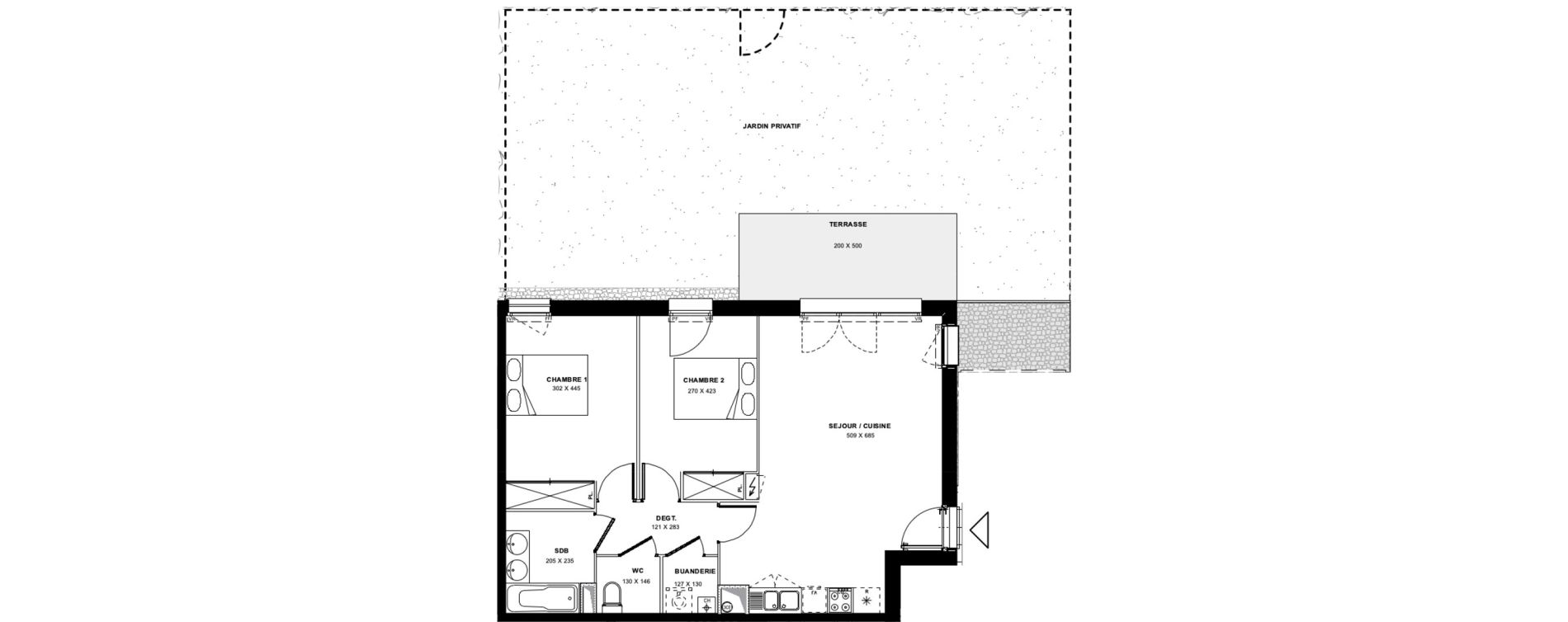 Appartement T3 de 64,80 m2 &agrave; Balma Saint-clair - coteaux