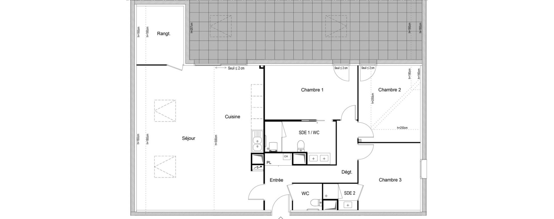 Appartement T4 de 113,70 m2 &agrave; Balma Centre