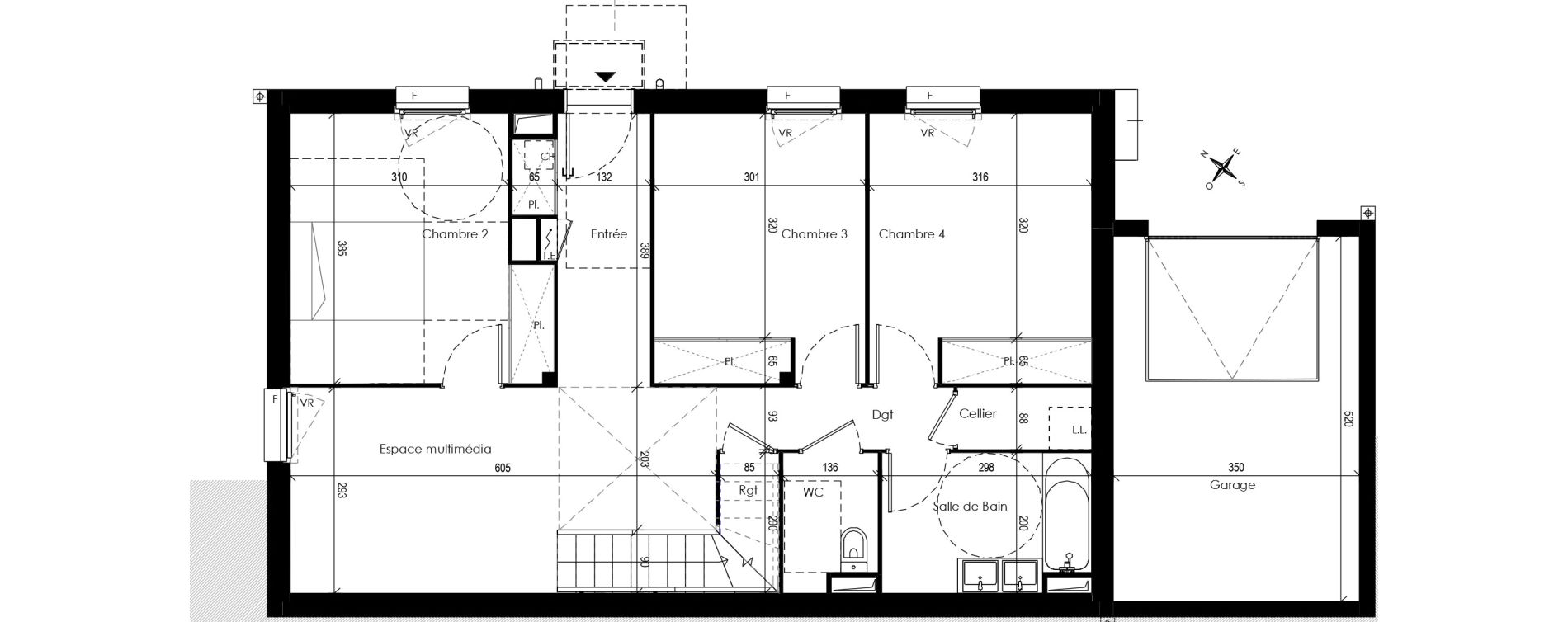 Maison T5 de 140,13 m2 &agrave; Beaupuy Centre