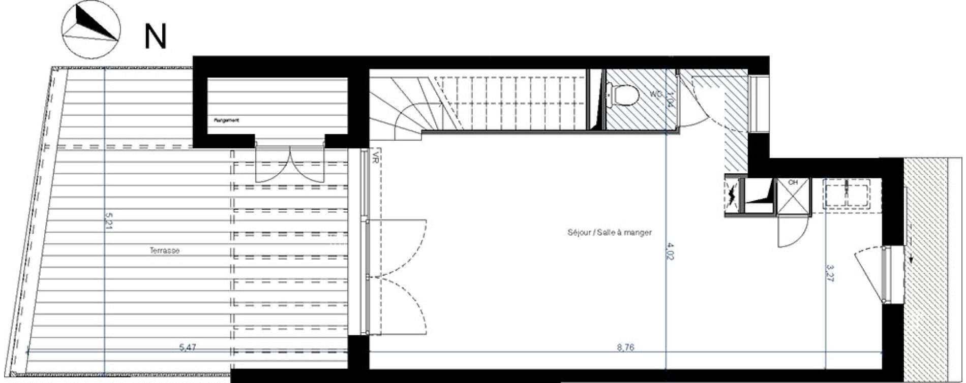 Appartement T3 de 73,71 m2 &agrave; Beauzelle Zac andromede