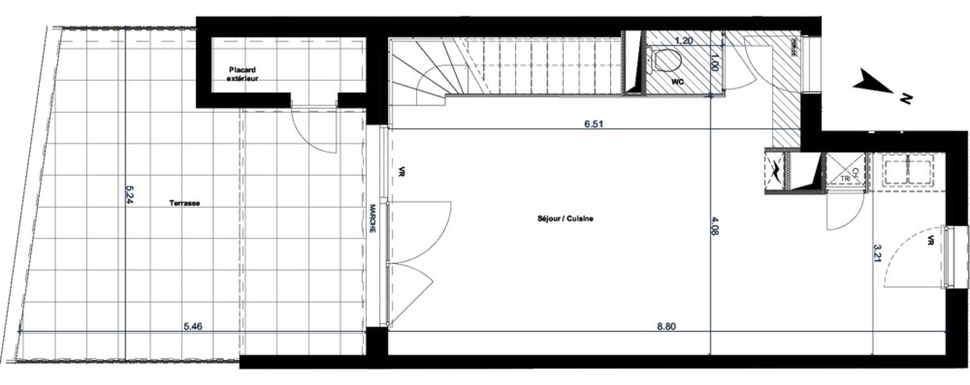 Appartement T3 de 74,65 m2 &agrave; Beauzelle Zac andromede