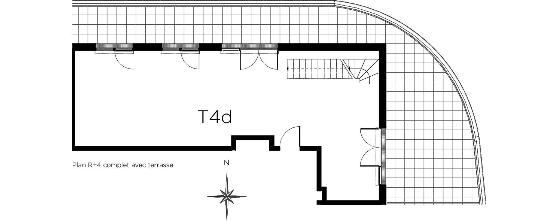 Appartement T4 de 102,18 m2 &agrave; Blagnac Centre