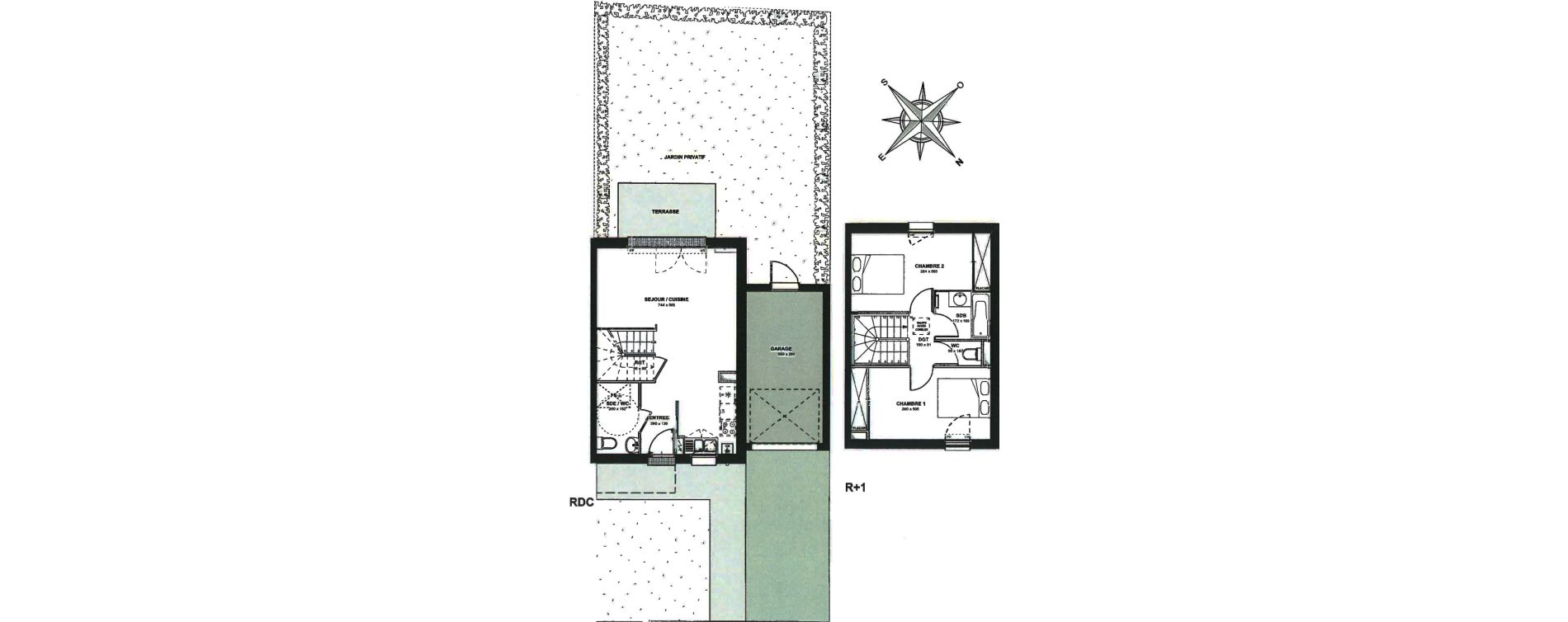 Villa T3 de 66,10 m2 &agrave; Cugnaux Centre