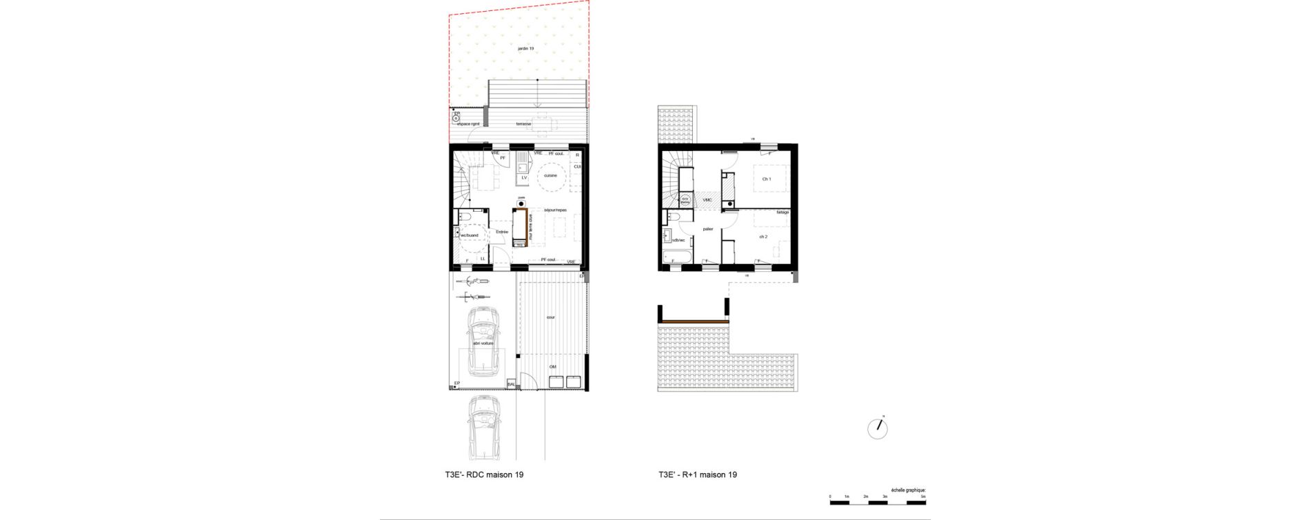 Appartement T3 de 73,56 m2 &agrave; Fenouillet Piquepeyre