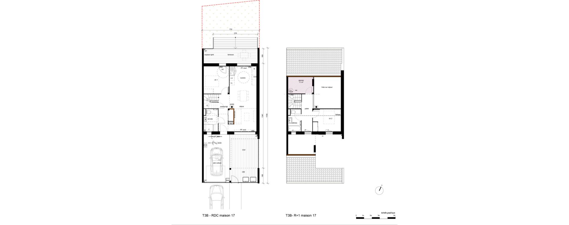 Appartement T3 de 73,18 m2 &agrave; Fenouillet Piquepeyre