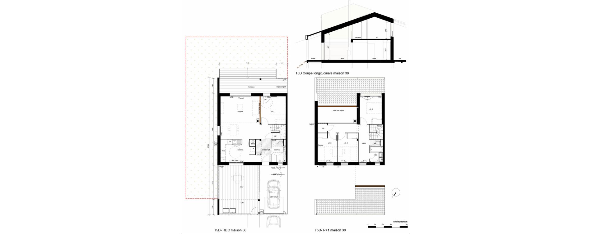 Appartement T5 de 107,77 m2 &agrave; Fenouillet Piquepeyre