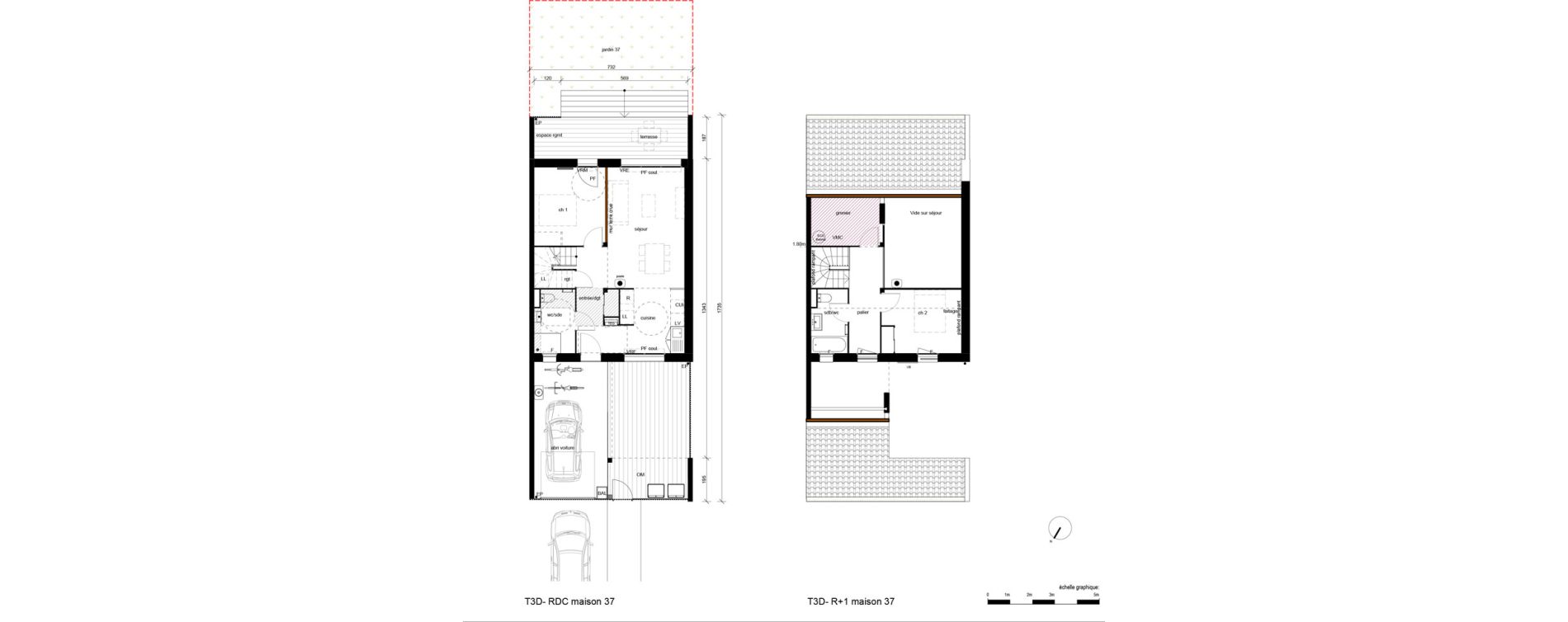 Appartement T3 de 74,30 m2 &agrave; Fenouillet Piquepeyre