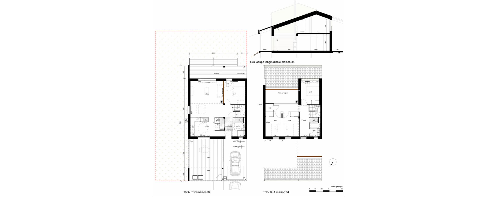 Appartement T5 de 107,77 m2 &agrave; Fenouillet Piquepeyre