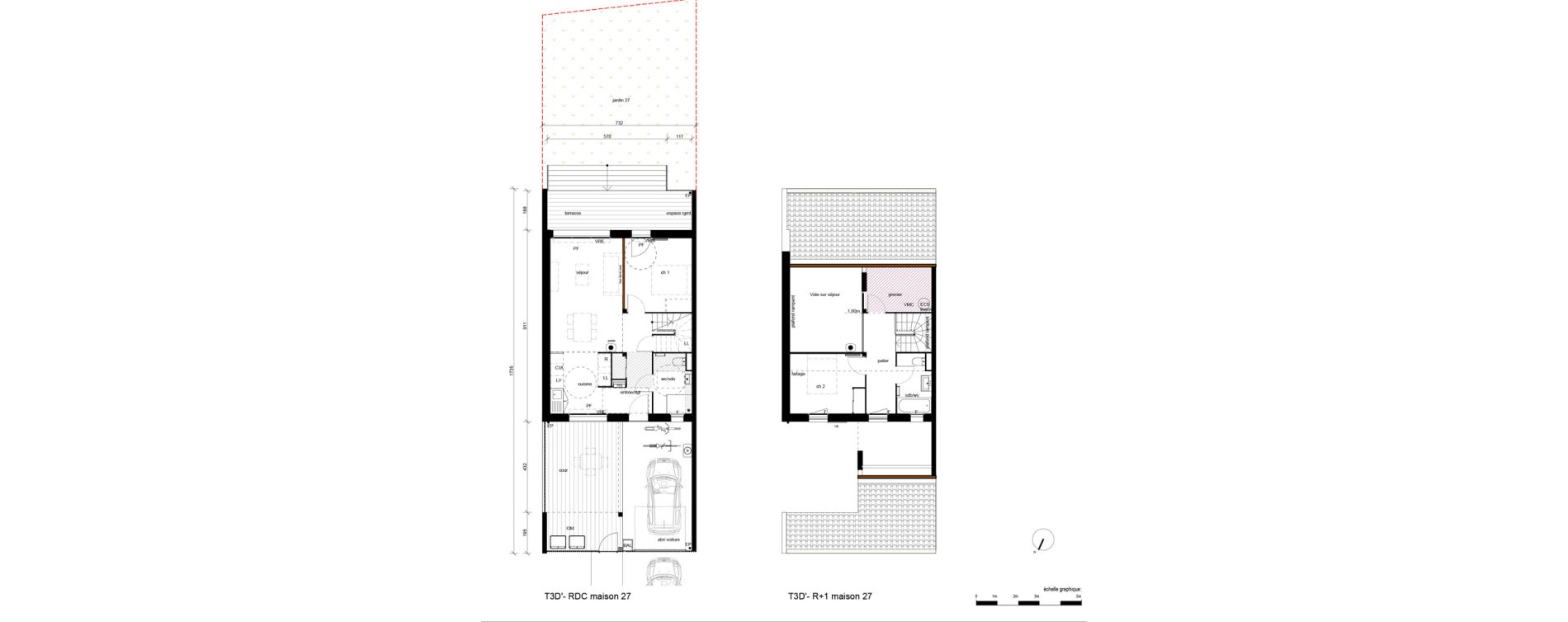 Appartement T3 de 73,70 m2 &agrave; Fenouillet Piquepeyre