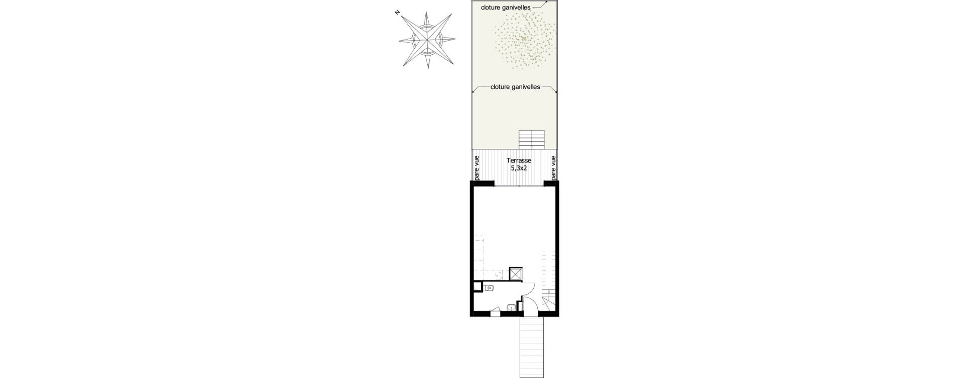 Maison T3 de 75,18 m2 &agrave; Fenouillet Le bocage