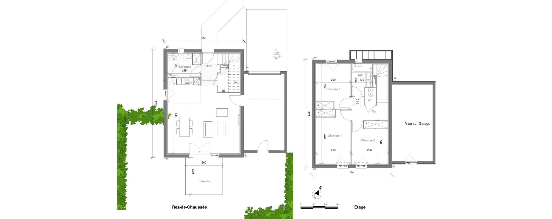 Maison T4 de 85,65 m2 &agrave; Launaguet Centre