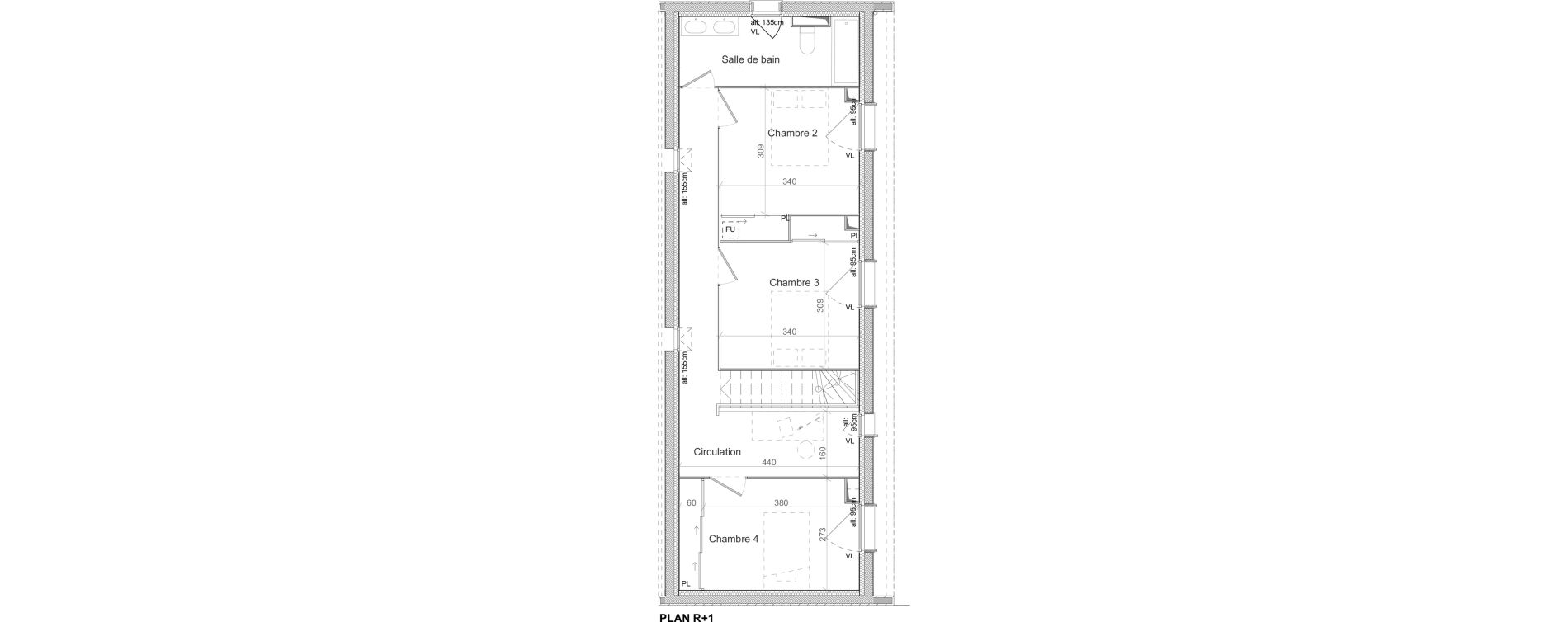 Maison T5 de 112,17 m2 &agrave; Pibrac Centre