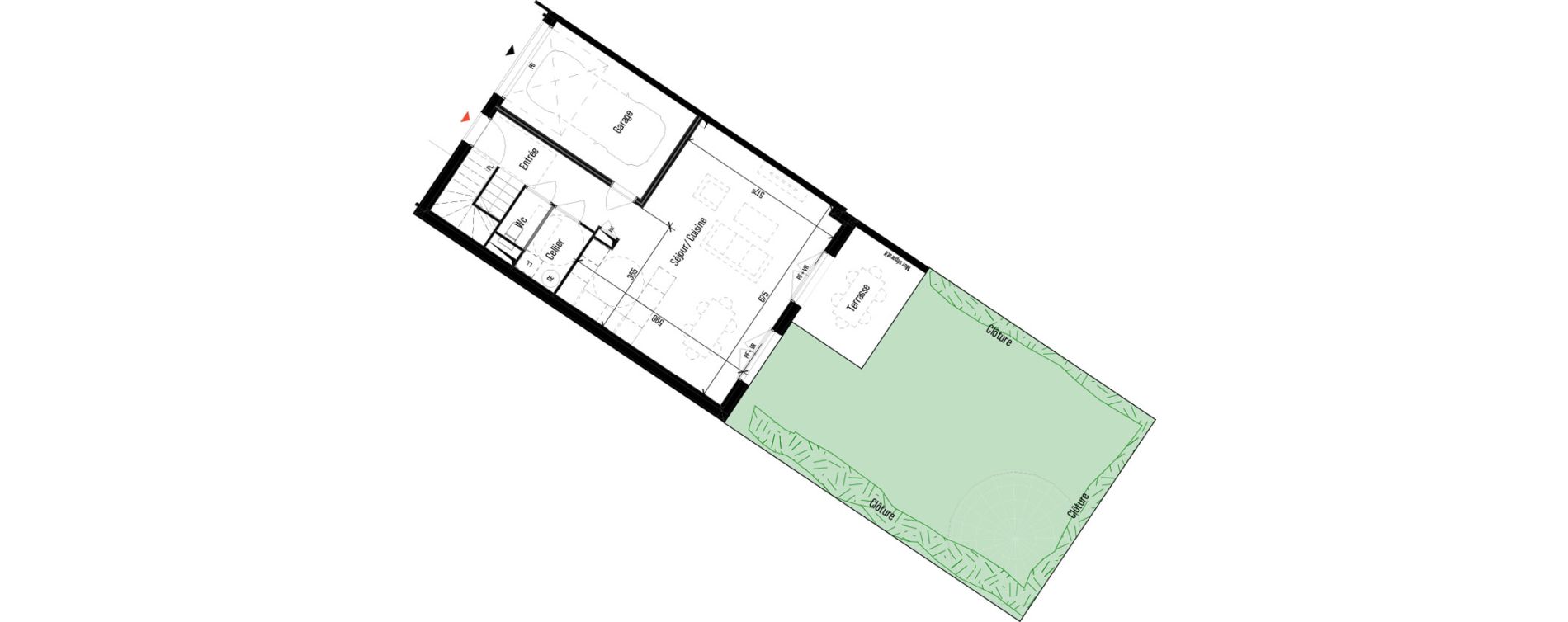 Maison T4 de 113,26 m2 &agrave; Pin-Balma Centre