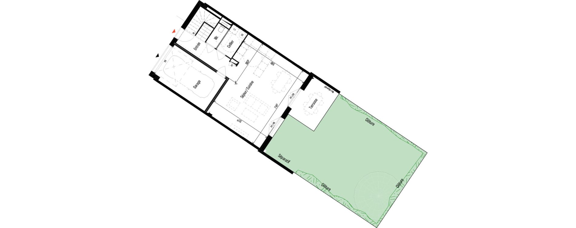 Maison T4 de 119,45 m2 &agrave; Pin-Balma Centre