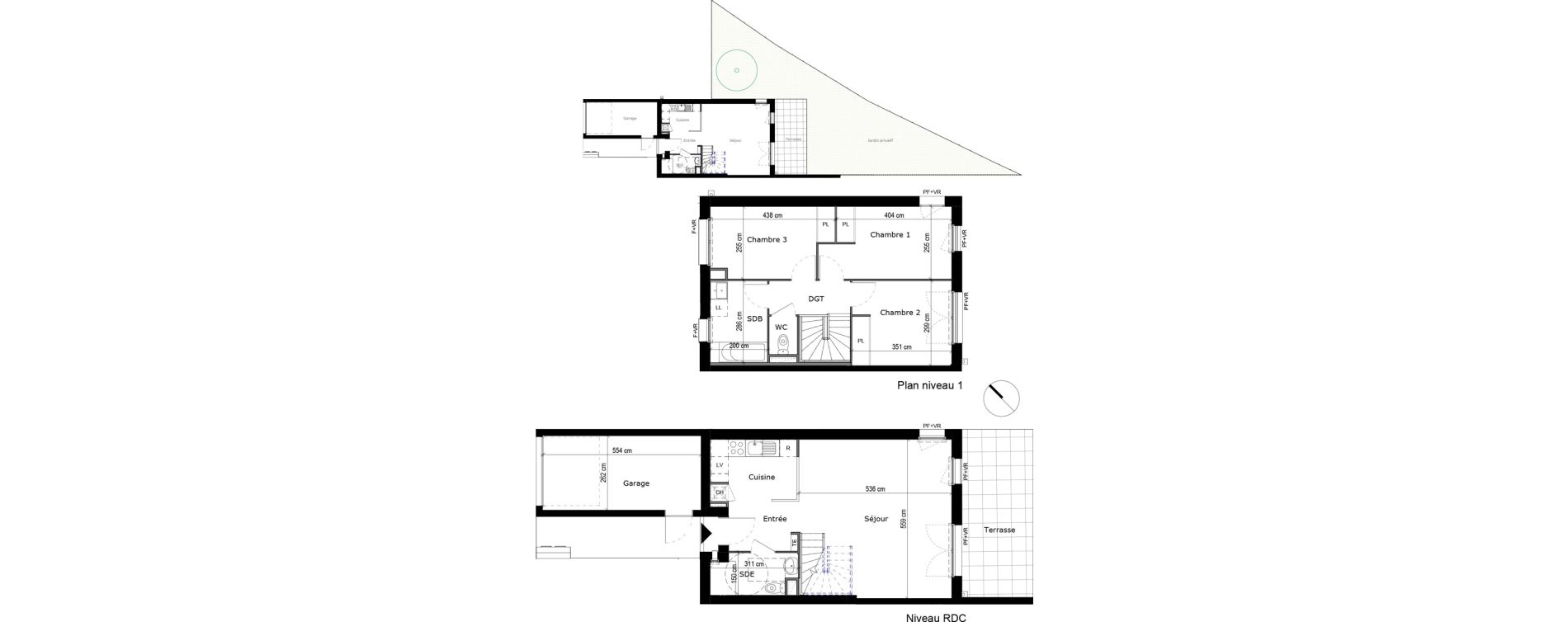 Maison T4 de 84,40 m2 &agrave; Portet-Sur-Garonne Centre