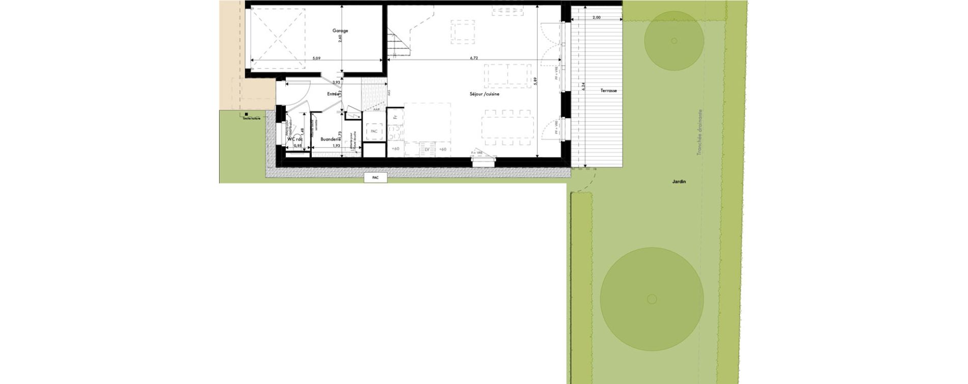 Maison T5 de 105,03 m2 &agrave; Ramonville-Saint-Agne Marnac