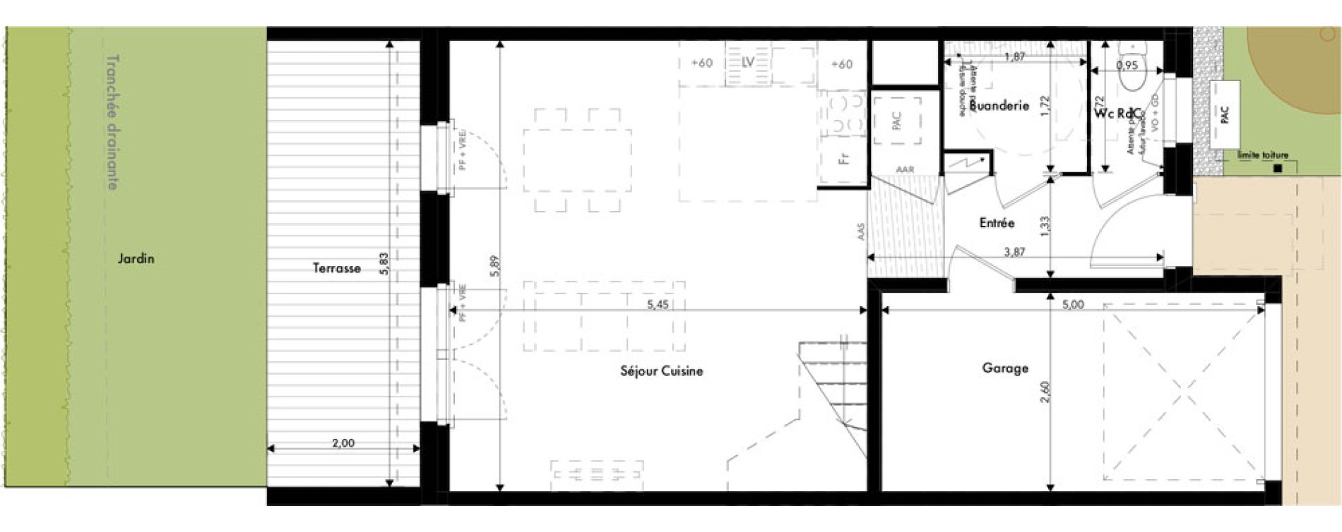 Maison T4 de 90,13 m2 &agrave; Ramonville-Saint-Agne Marnac