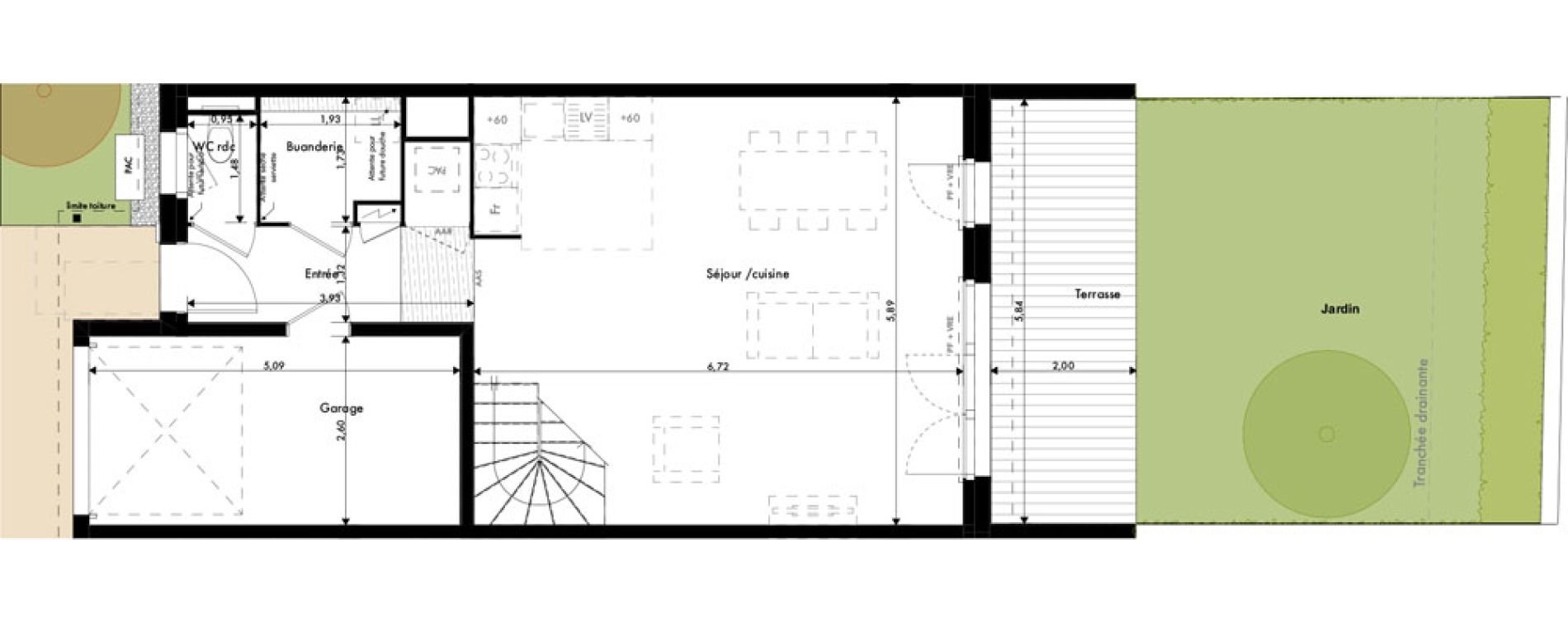 Maison T5 de 105,03 m2 &agrave; Ramonville-Saint-Agne Marnac