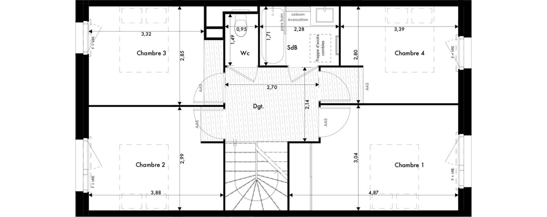 Maison T5 de 105,03 m2 &agrave; Ramonville-Saint-Agne Marnac