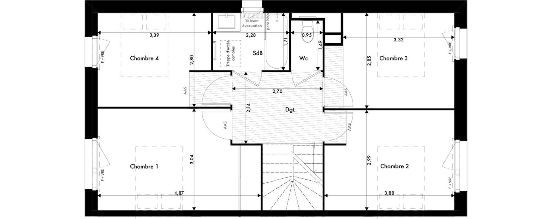 Maison T5 de 105,03 m2 &agrave; Ramonville-Saint-Agne Marnac