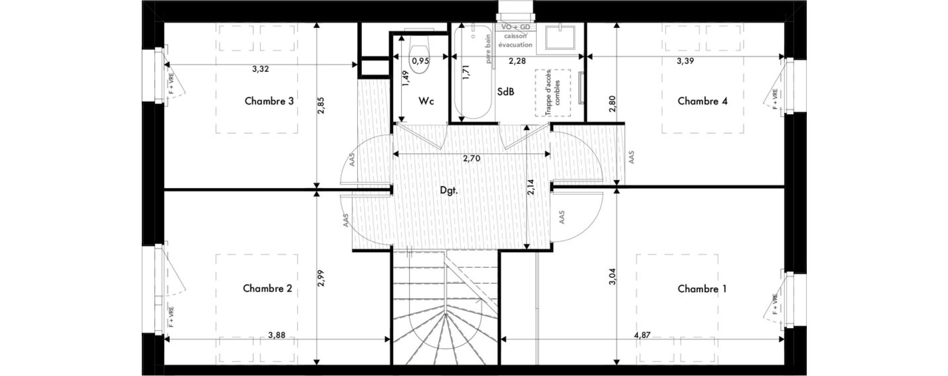 Maison T5 de 105,03 m2 &agrave; Ramonville-Saint-Agne Marnac