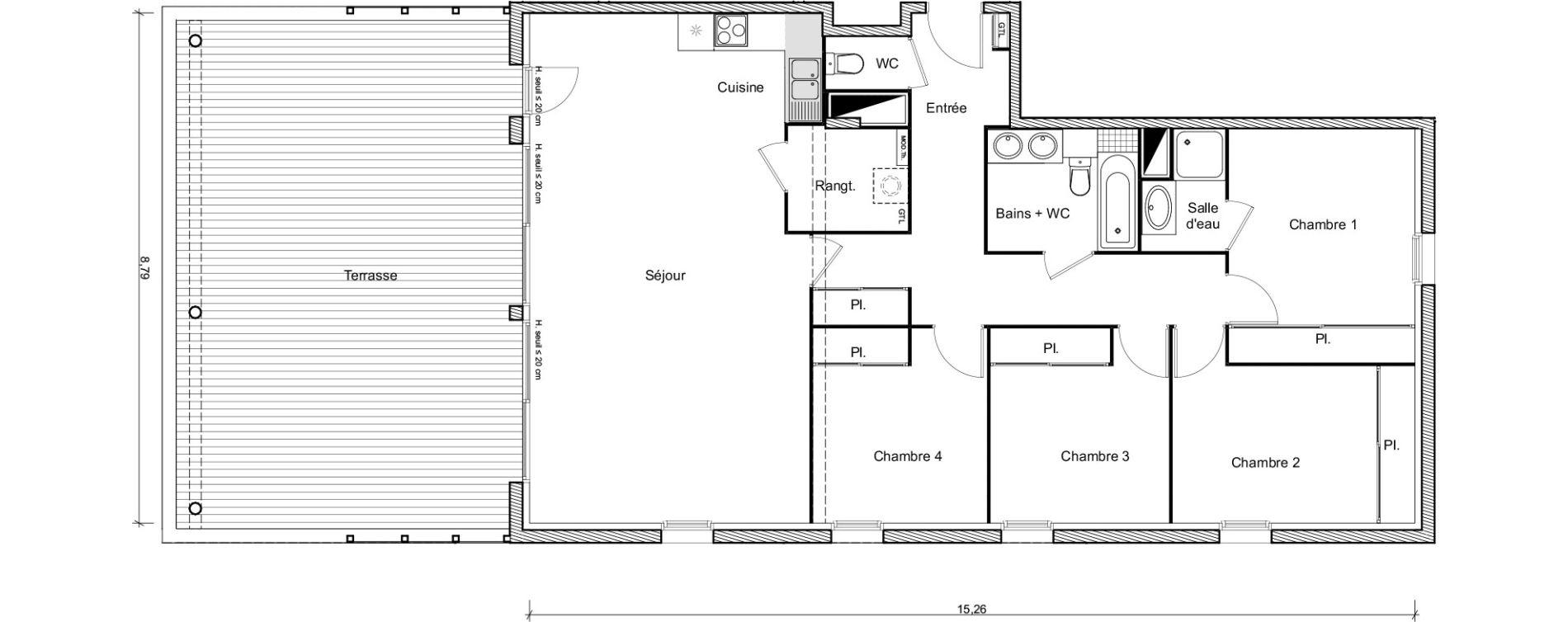 Appartement T5 de 115,09 m2 &agrave; Ramonville-Saint-Agne Ramonville st agne