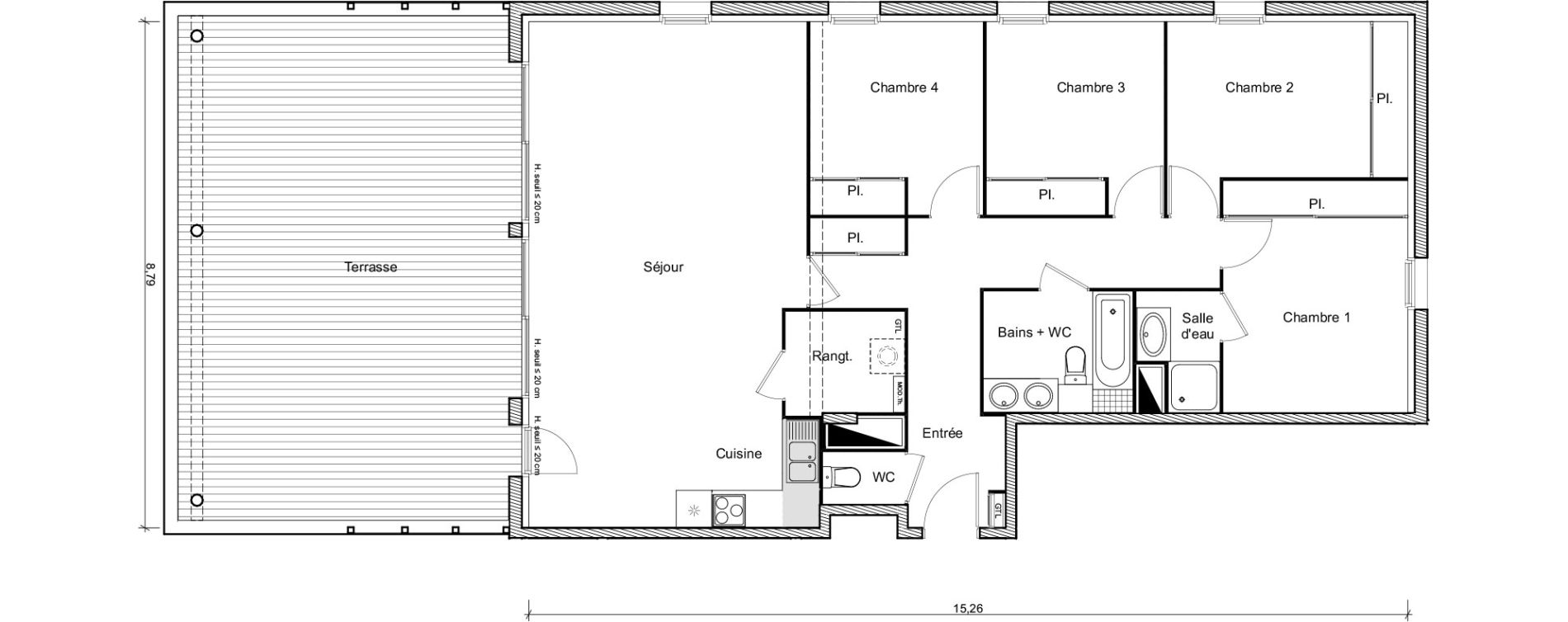 Appartement T5 de 115,09 m2 &agrave; Ramonville-Saint-Agne Ramonville st agne