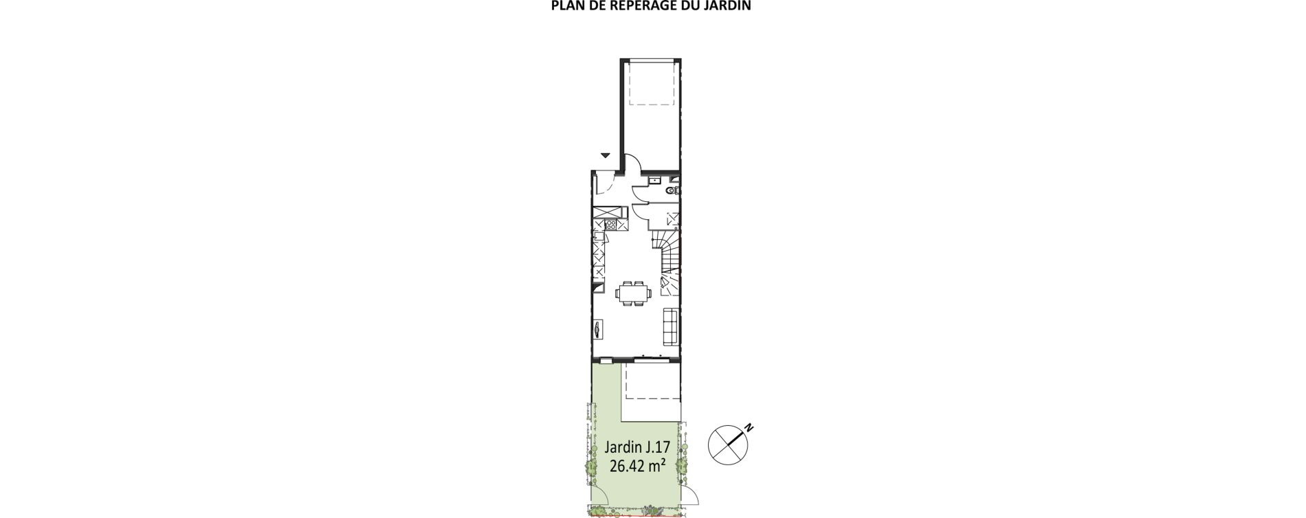Duplex T4 de 88,45 m2 &agrave; Saint-Alban Le terroir