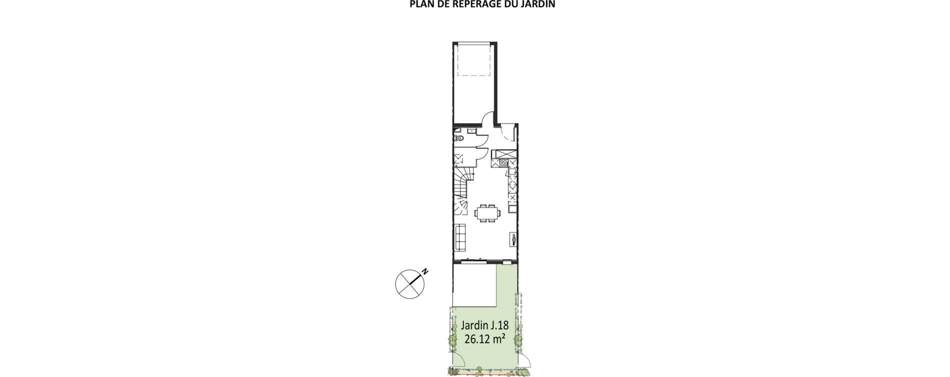 Duplex T4 de 88,45 m2 &agrave; Saint-Alban Le terroir