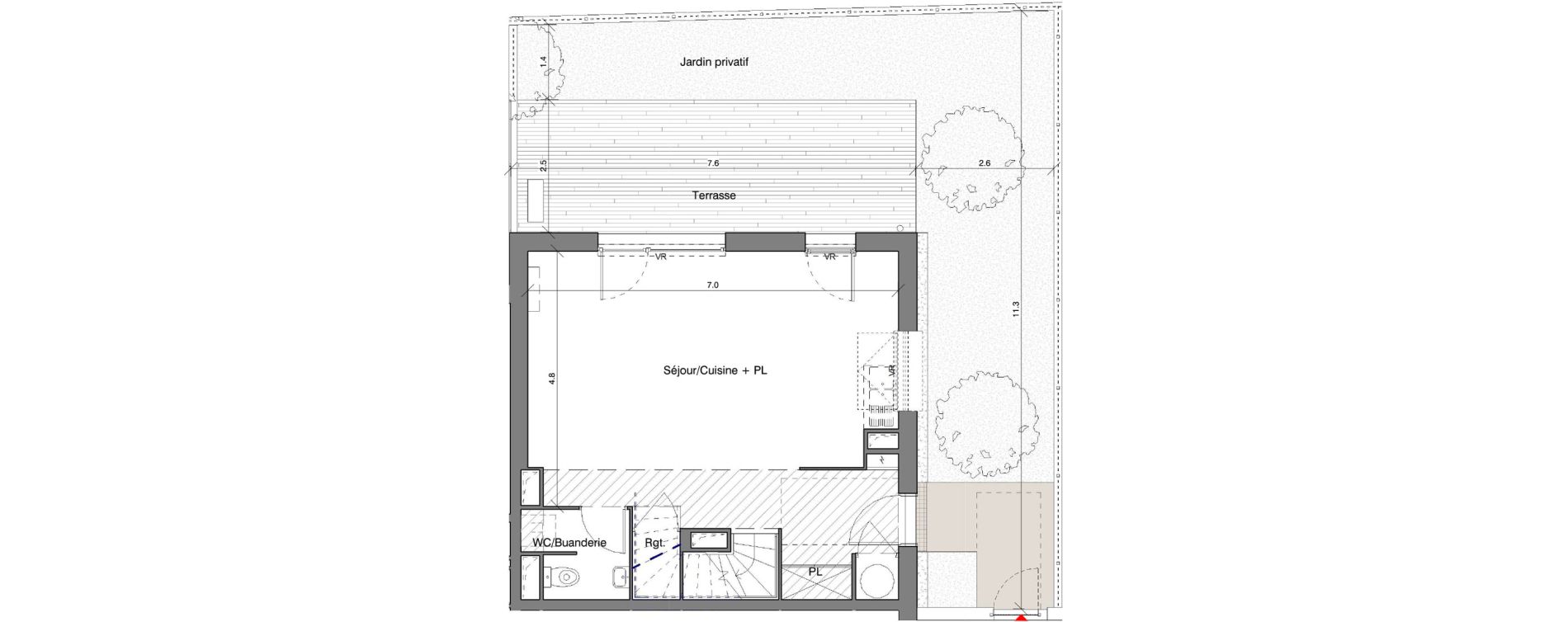 Appartement T4 de 82,16 m2 &agrave; Toulouse Lardenne
