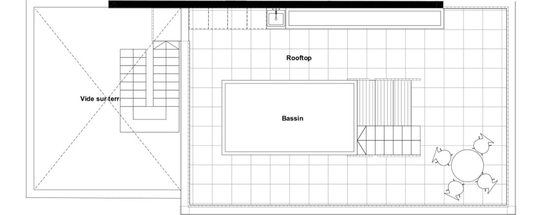 Duplex T5 de 128,90 m2 &agrave; Toulouse Guillaumet